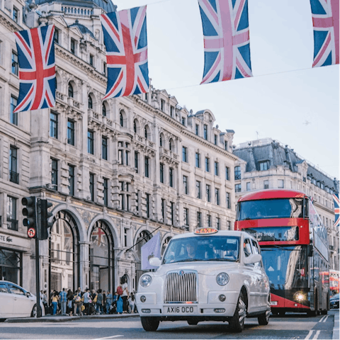 Stay minutes from Oxford Street and London’s cultural core