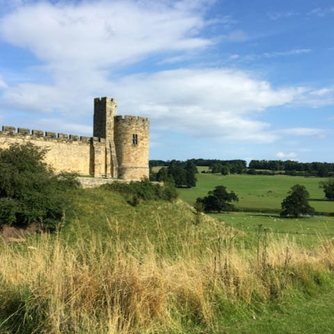 Step back in time at Alnwick Castle