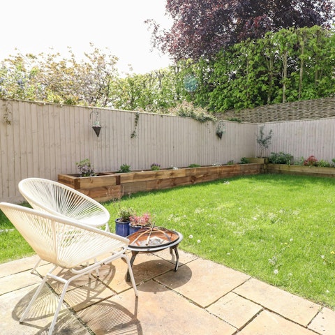 Catch the sunshine in the small garden