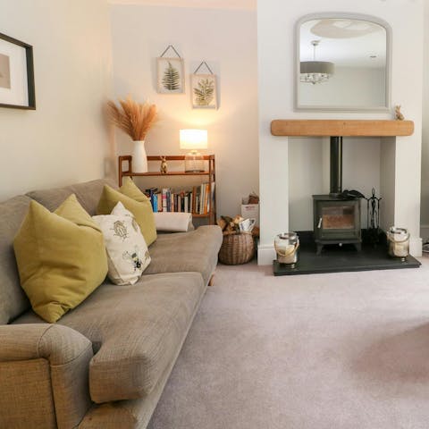 Light the fire and enjoy a cosy evening at home