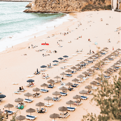Explore some of the Algarve's best beaches, just 1.5km away