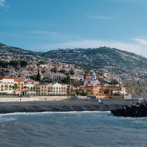 Take a day trip to Funchal, a twenty-five minute drive away