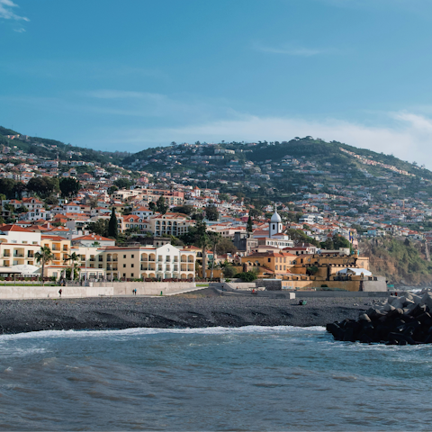 Take a day trip to Funchal, a twenty-five minute drive away