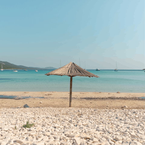 Take the short stroll to Palmeiras beach and breathe in the sea air