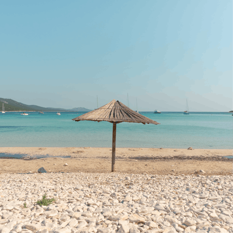 Take the short stroll to Palmeiras beach and breathe in the sea air