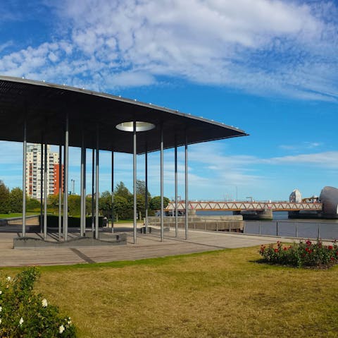 Head to Thames Barrier Park for leisurely afternoon strolls