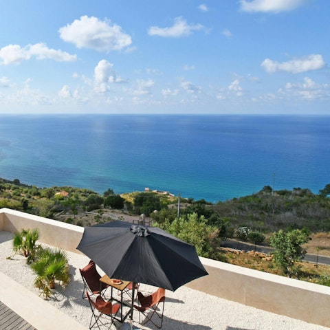 Begin the day with breakfast on the picturesque terrace
