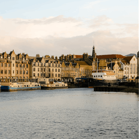 Explore Leith, Edinburgh's artsy port district just a fifteen-minute or so bus ride from the city centre