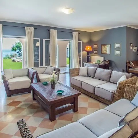 Kick back and unwind in the comfy living room
