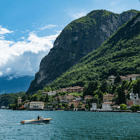 Take a day trip to Menaggio, fifteen minutes by car