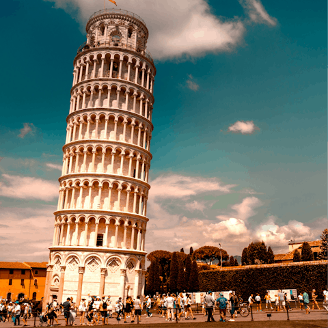 Step outside and explore Pisa's most iconic sights