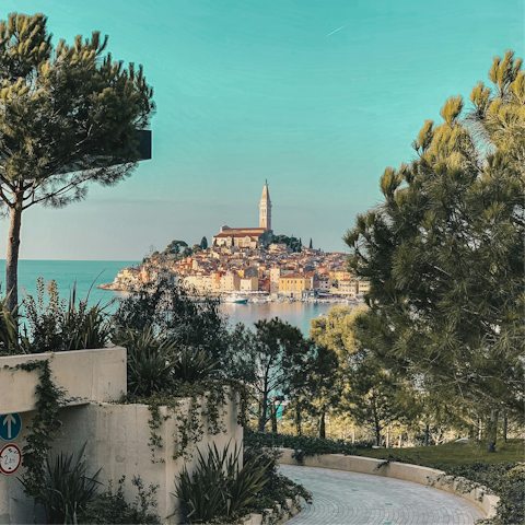 Take a day trip to charming Rovinj, just 13km away