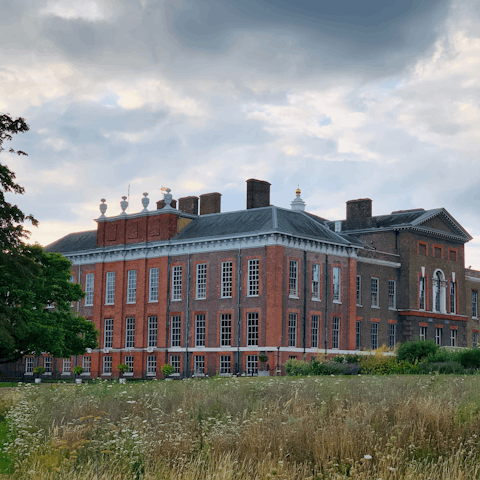 Explore the gardens of Kensington Palace – it's a short walk away