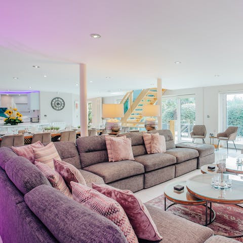 Spend your time socialising in the welcoming lobby-like open layout of the ground floor