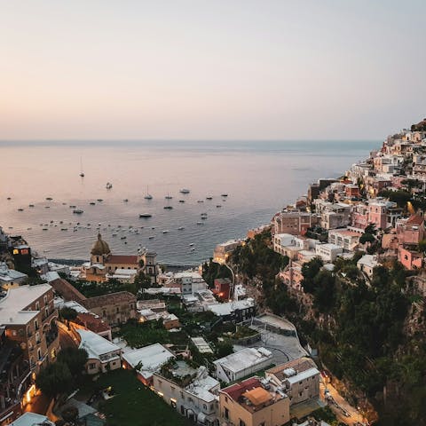 Take a delightful day trip to popular Positano