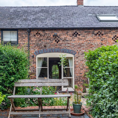 Sit out in the courtyard and soak up the sunshine