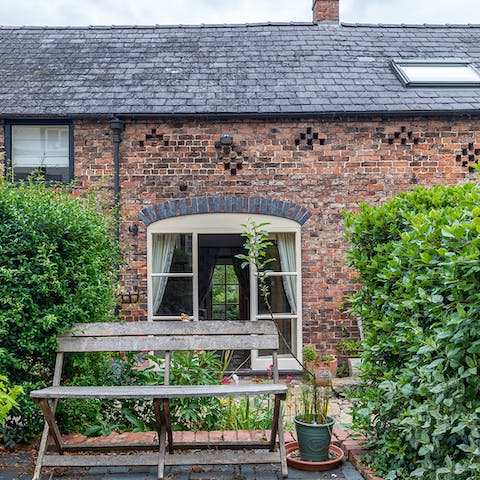 Sit out in the courtyard and soak up the sunshine