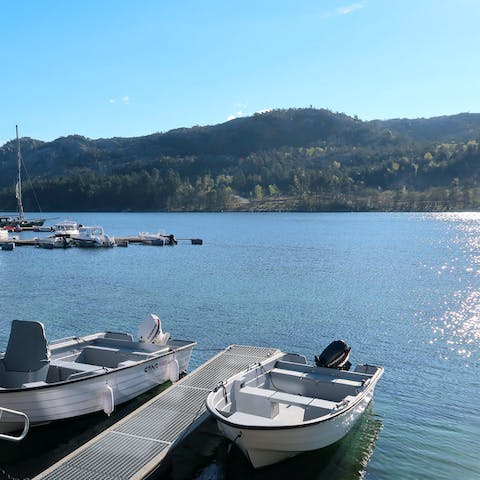 Take to the seas in your own motorboat