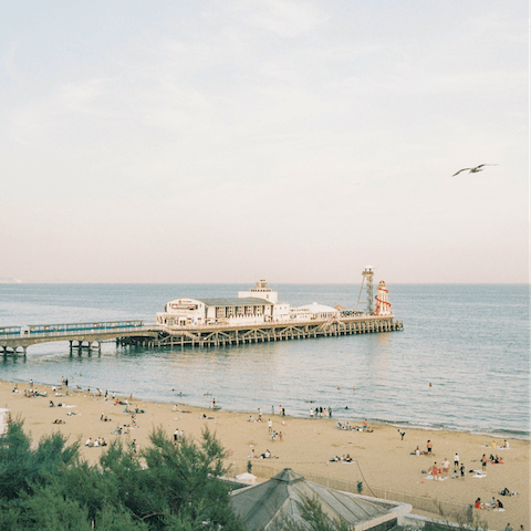 Make the trip to Bournemouth Pier, an eighteen-minute drive