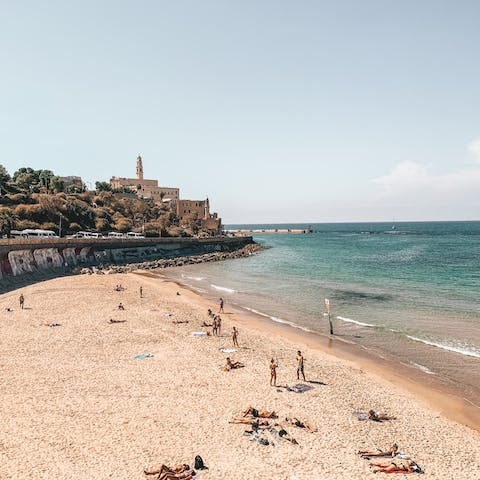 Stroll along Homat HaYam Promenade, just five minutes from your building