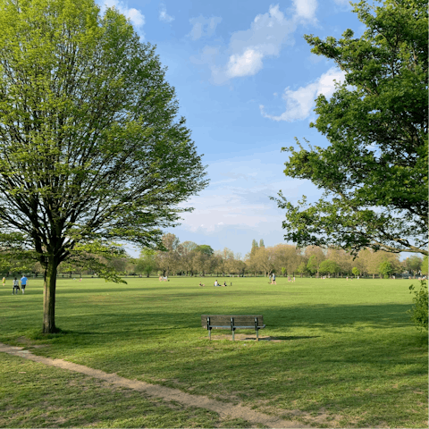 Play a range of sports — or just watch — on Wandsworth Common,  just opposite the home