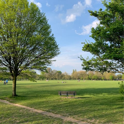 Play a range of sports — or just watch — on Wandsworth Common, just opposite the home