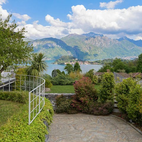 Take in the wonderful views of the lake and Bellagio from this home