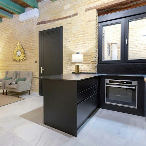 Whip up a bite in the cosy kitchen