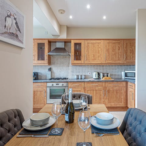 Whip up your favourite dishes in the fully-equipped kitchen