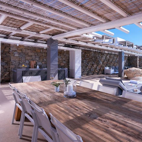 Lay the table for a lazy Mediterranean lunchtime feast