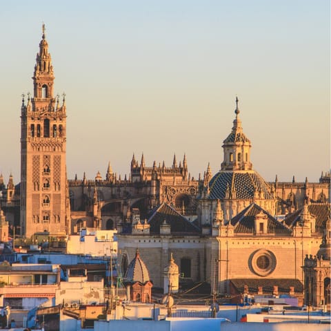 Explore Seville Cathedral, just over 1 kilometre away