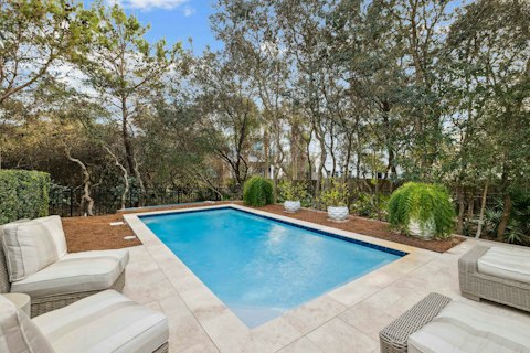 Cool off with an afternoon dip in the private pool