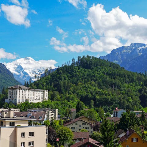 Soak up those panoramic mountain views
