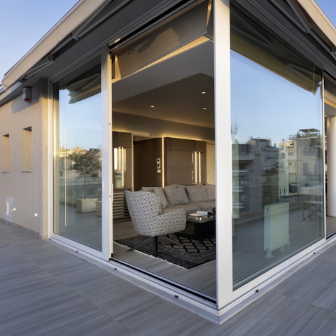 Slide back the doors onto luxury urban living