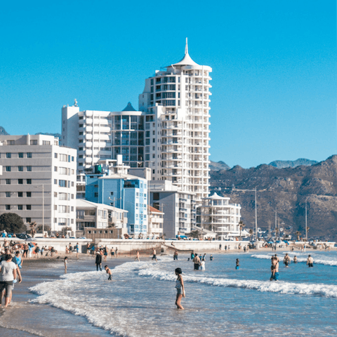 Head out for a day trip to the Western Cape's Strand, less than 50 km away