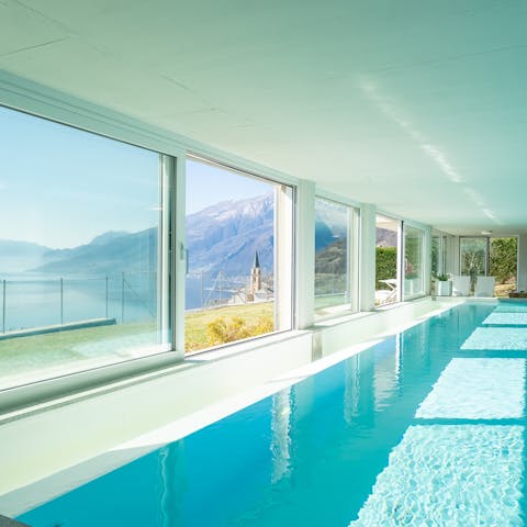 Begin your day with a refreshing swim in the pool