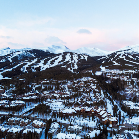Base yourself in Breckenridge, a short drive from downtown