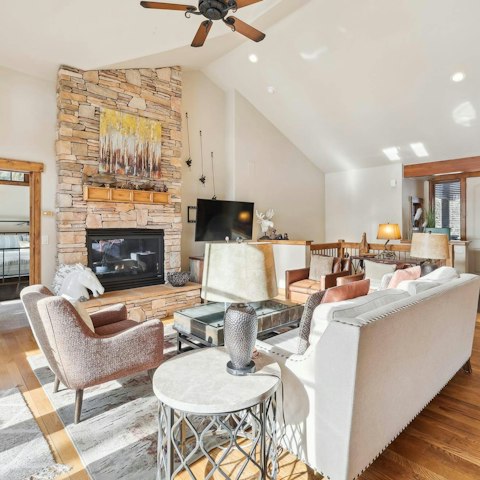 Make yourself at home in the cosy living space