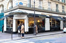 Buy bread or stop for breakfast at La Petite Marquise 