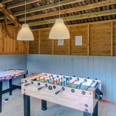 Enjoy family fun and take your pick from the variety of choices in the games room