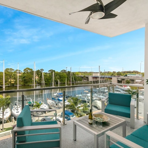 Sip a drink on your private patio