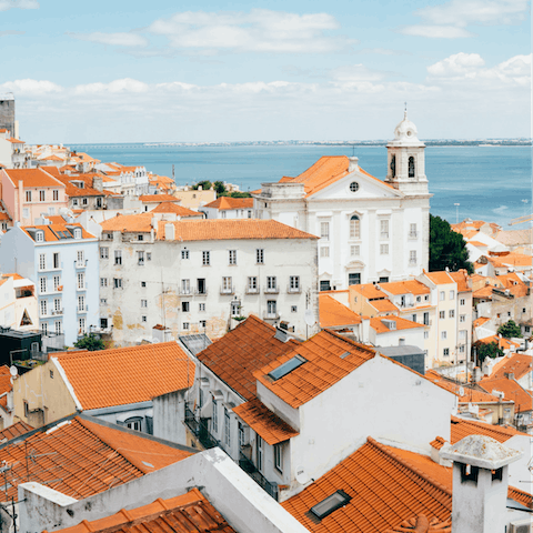 Take a day trip to Lisbon, just a thirty-minute drive away