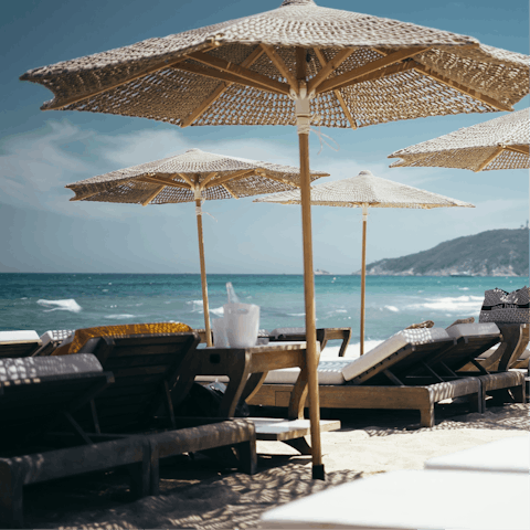 Soak up the calm of the Côte d’Azur, just a short drive away