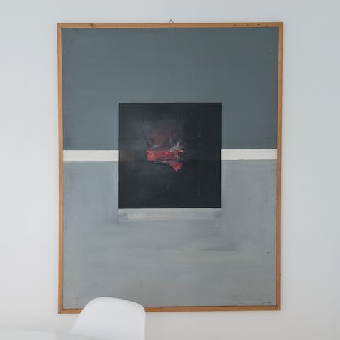 Oil paintings in every room
