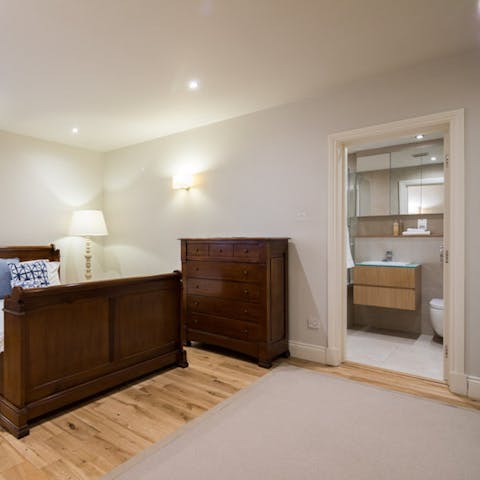 Generous master bedroom with ensuite
