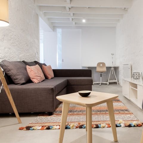 Hide away in the second living room or catch up on some work