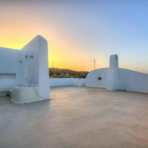Witness a stunning sunset from the rooftop terrace