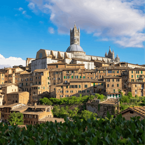 Soak up traditional Tuscan charm while exploring Siena
