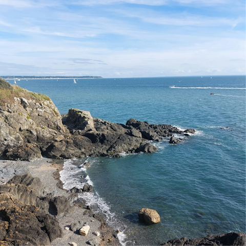 Pack a beach bag and explore the coast of Normandy