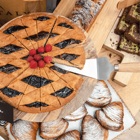 Head to a local cafe for an afternoon sweet treat